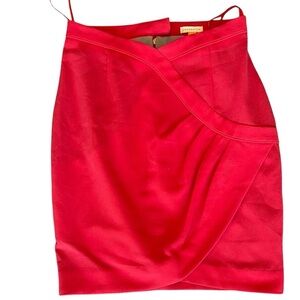 Leifsdottir Anthropology Red Petal Skirt  NWOT • Size 2